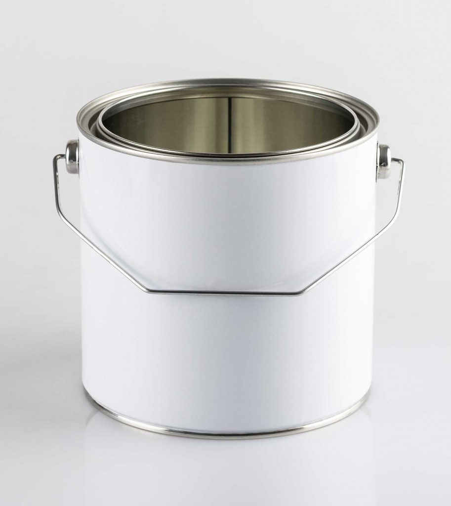 Barattolo cilindrico in metallo Ø 165 mm