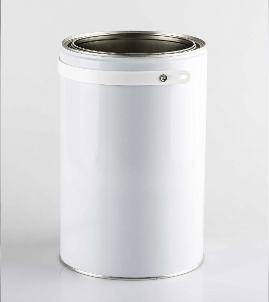 Barattolo cilindrico in metallo Ø 172 mm
