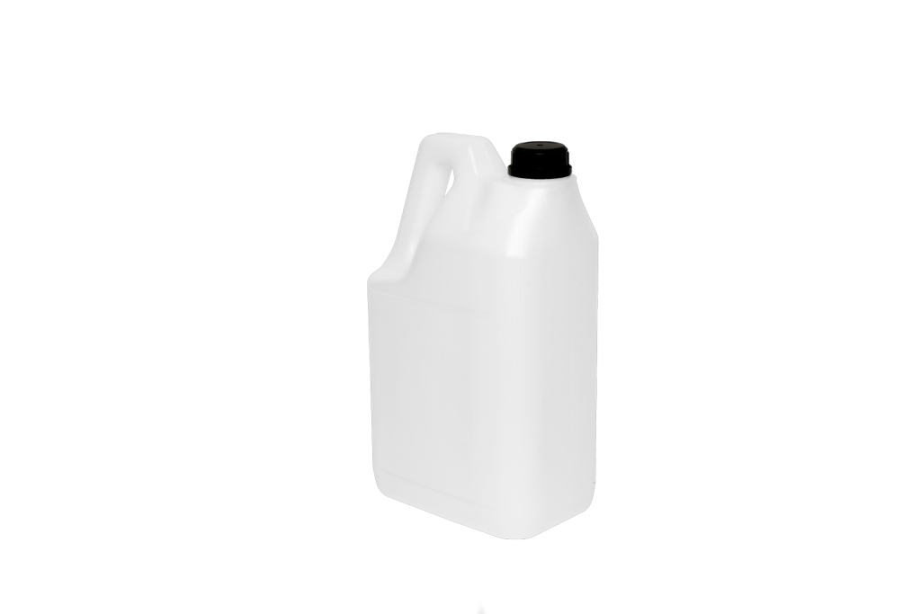 Tanica 5 litri in plastica HDPE, tappo ad avvitamento, anfora
